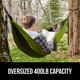 thumbnail image 3 of Hamaca para Camping GORILLA GRIP Duradera con Correas para Árbol Verde, 3 of 9