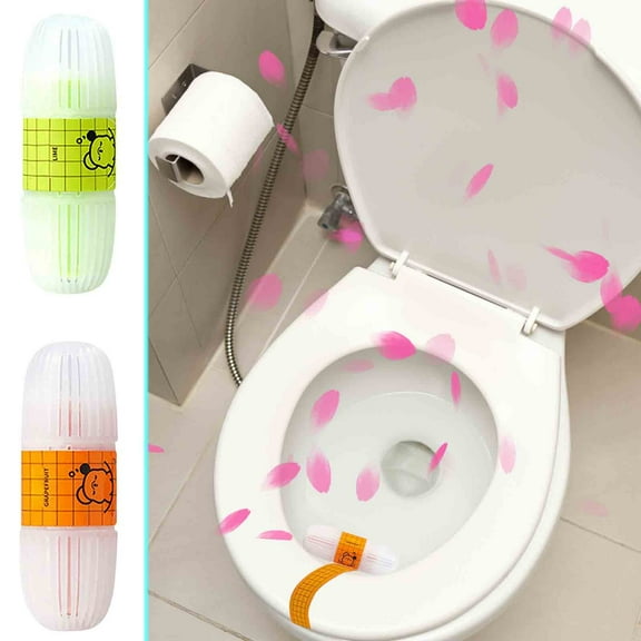 WNFJR Hanger Toilet Bowl Cleaner Hanging Deodorizer, Toilet Bowl Freshener Toilet Bowl Cleaner Rim Hanger, Toilet Cleaning Hanging Ball Hanging Basket, Deodorizing Odor and Fragrance Artifact