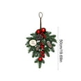 thumbnail image 4 of Christmas Garlands for Xmas Tree Decorations Winter Wreaths Rattan for Front Door Large Christmas Wreath Christmas Decor Indoor Outdoor Home, 4 of 6