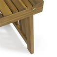 thumbnail image 4 of Noble House Nadine Outdoor Wood 3-Pc Chaise Lounge Set Cushion Teak/Blue, 4 of 10