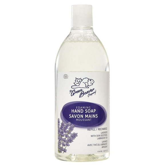 Green Beaver Recharge Savon Moussant Pour Les Mains 100% naturel - Lavande
