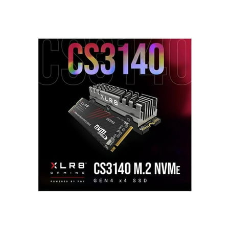 PNY - XLR8 CS3140 4TB M.2 NVMe PCle Gen 4 x4 Internal Solid State Drive