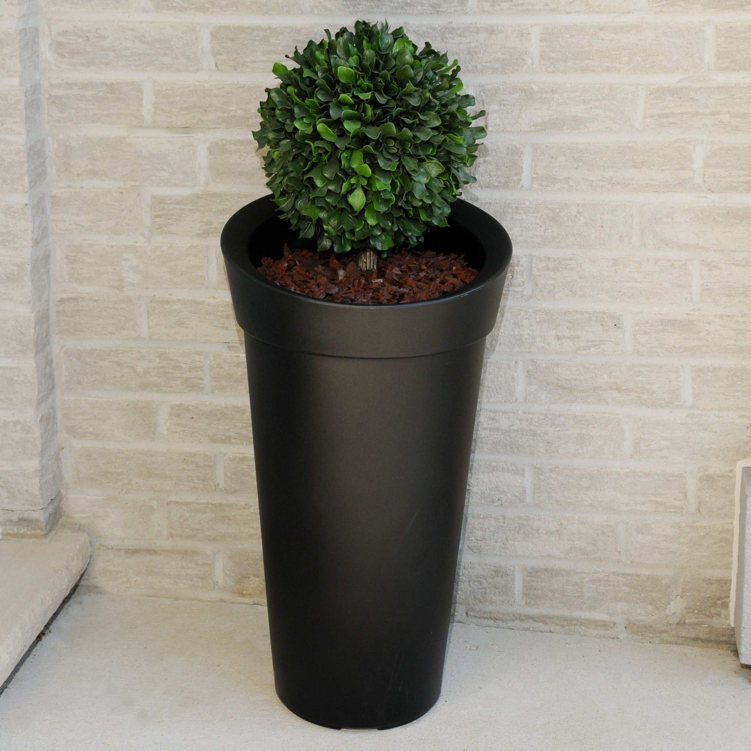 Creston Tall Planter Black by Mayne Inc.
