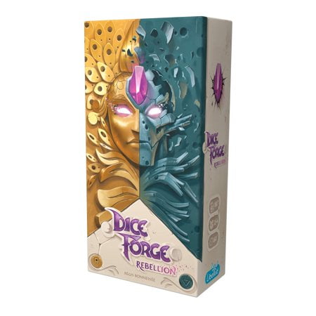 Jeu de Société Dice Forge Rebellion - Nouveaux Défis, Plus de Gloire! Jeu de Stratégie de Fabrication de dés, Jeu Familial Amusant pour Enfants et Adultes, 10+, 2-4 Joueurs, 45 Minutes de Jeu, Fabriqué par Libellud