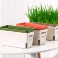 thumbnail image 2 of Kearding ABS mantiene las plantas sin esfuerzo, maceta de autorriego, no necesita riego frecuente, maceta naranja Type2 NO2, 2 of 6