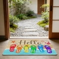 thumbnail image 2 of SIYTUAU Non-Slide Indoor Welcome Mat Summer Decorative Rug Suitable For Entrances Made Of Rubber For Bedrooms Size 15.7X23.6 Inch, 2 of 6
