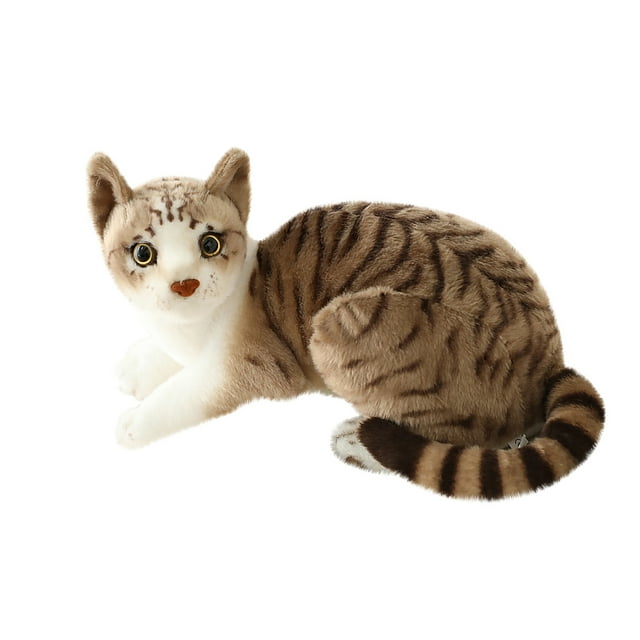 Fridja Simulation Chat Peluche Animaux Enfants Cadeaux de Fête d'Anniversaire Poupée Chat Chats Jouets en Peluche