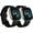 Black+Black, variant on Replacement Bands Compatible with Fitbit Versa 3 / Versa 4 / Sense/Sense 2, Silicone Adjustable Classic Accessory Wristband Fitness Straps for Women Men