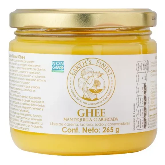 Mantequilla Clarificada Ghee Earth's Finest 265g
