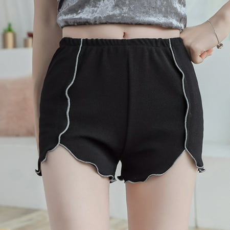 

Gyouwnll Sleepwear For Womens Pajamas For Women Fashion Women Slim Pants Casual Solid Stretchy Underwear Shorts Safety