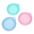 thumbnail image 2 of 3Pcs Silicone Pet Can Covers Fresh Keeping Can Lids Universal Cat Food Can Covers, 2 of 8