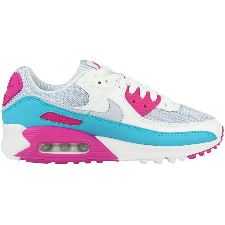 Nike Air Max 90 Womens 8, Color: Vivid Pink/Neon Blue Walmart.com