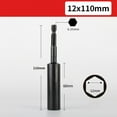 thumbnail image 2 of 110Mm Deepen Socket Wrenches Hexagon Nut Driver Drill Bit H8-H14 Sleeve Adapter H13 50Mm, 2 of 8