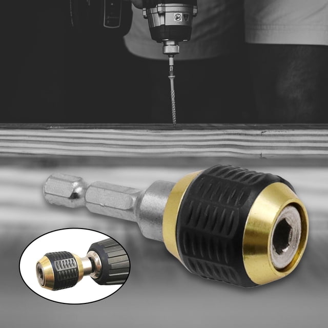 Adaptador de cambio de taladro de pilar hexagonal, herramienta de brocas de destornillador universal, portabrocas 0 mm