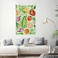 thumbnail image 2 of FCXZI Organic Vegetables Herbs Tapestry Wall Art for Home Decoration 40*60in, 2 of 6