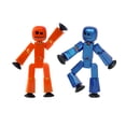 thumbnail image 1 of Pack doble de figuras de acción Zing StikBot con accesorios para más de 4 años, 1 of 5