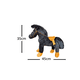 thumbnail image 4 of Peluche Caballo 45cm Muñeco Tierno Caballito Malubero Café Negro, 4 of 4