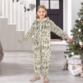 thumbnail image 6 of Vzayyk 4T-14Y Size Aviliable Cozy One-Piece Footless Sleeper Pajama Small Olive Green Flower, 6 of 8