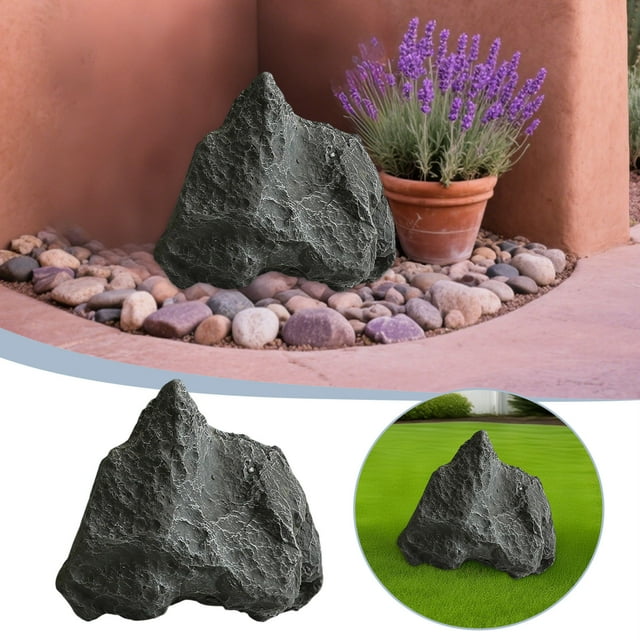 Lightweight PU Foam Stone Decorative Rock Cover For Courtyard Garden Well And Outdoor Yard Design