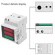 thumbnail image 4 of Ac 200-450v Power Meter Din Rail Type Digital Display Ammeter Voltmeter, 4 of 5