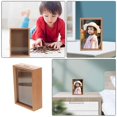 thumbnail image 4 of Piggy Bank Money Saving Jar Coin Jar Saving Box Multi-use Picture Frame Wood Coin Bank for Home, 4 of 4