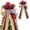 Black White Red, variant on Christmas Tree Topper,Handmade Buffalo Plaid Christmas Decorations,Red Black Burlap Christmas Bow Topper, Rustic Farmhouse Xmas Decorations Home Decor