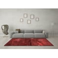 thumbnail image 3 of Ahgly Company Indoor Rectangle Abstract Red Contemporary Area Rugs, 7' x 9', 3 of 4