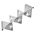 thumbnail image 1 of Paquete de 4 soportes para tacos de acero inoxidable, soportes para tacos de primera calidad, capacidad para 2 o 3 tacos en cada bandeja para tacos, estante para tacos con mango de fácil acceso, carca, 1 of 5