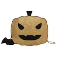 thumbnail image 3 of Halloween Purses Gothic Novelty Shoulder Bag Pumpkin Coffin Skull Bat Crossbody Bag holiday Party Gift Candy Bag, 3 of 5