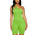 thumbnail image 1 of Kmbangi Women Close-fitting Overalls, Solid Color Sleeveless Playsuit, 1 of 9
