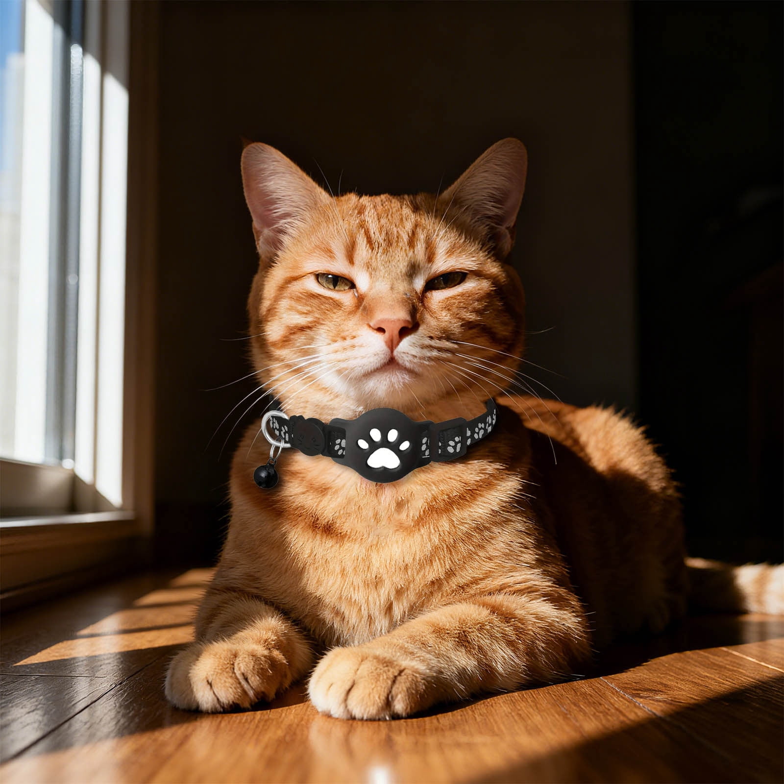 Toycle Cats Tracker GPS Collar For Cats Android Pet Locator Waterproof No Monthly Fee Advanced Tracking Solution Smart Collar For Pet Safety(P,Plastic)