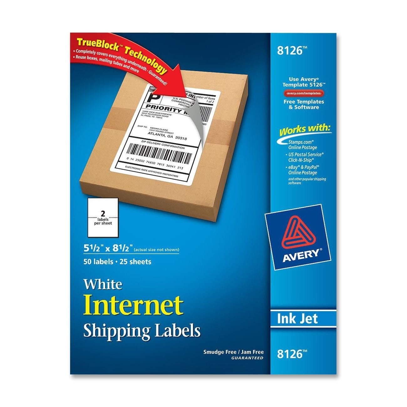 Avery InkJet Shipping Labels