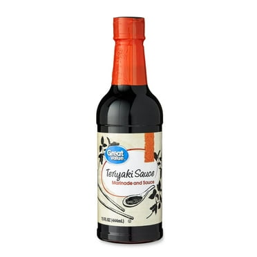 (3 Pack) Great Value Teriyaki Marinade & Sauce, 15 fl oz