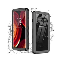 For Samsung Galaxy S10 4G Case, S10 Waterproof Case with Built-in Screen Protector, Full Body Protective Heavy Duty Shockproof IP68 Waterproof Clear Case for Samsung Galaxy S10 4G 6.1 inch