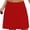E1-Red, variant on Chiclily Women's 2-in-1 High Waisted Tennis Skort with Pockets, White Athletic Golf Skirt with Built-in Shorts, Size L