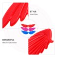 thumbnail image 3 of OULII 6 Pcs Ailes de Patins à Roulettes Ailes en PVC Rouges pour Décoration de Chaussures pour Femmes Design Unique, 3 of 7
