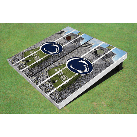 Penn State University Nittany Lions Stadium Long Stripe Themed Cornhole Boards