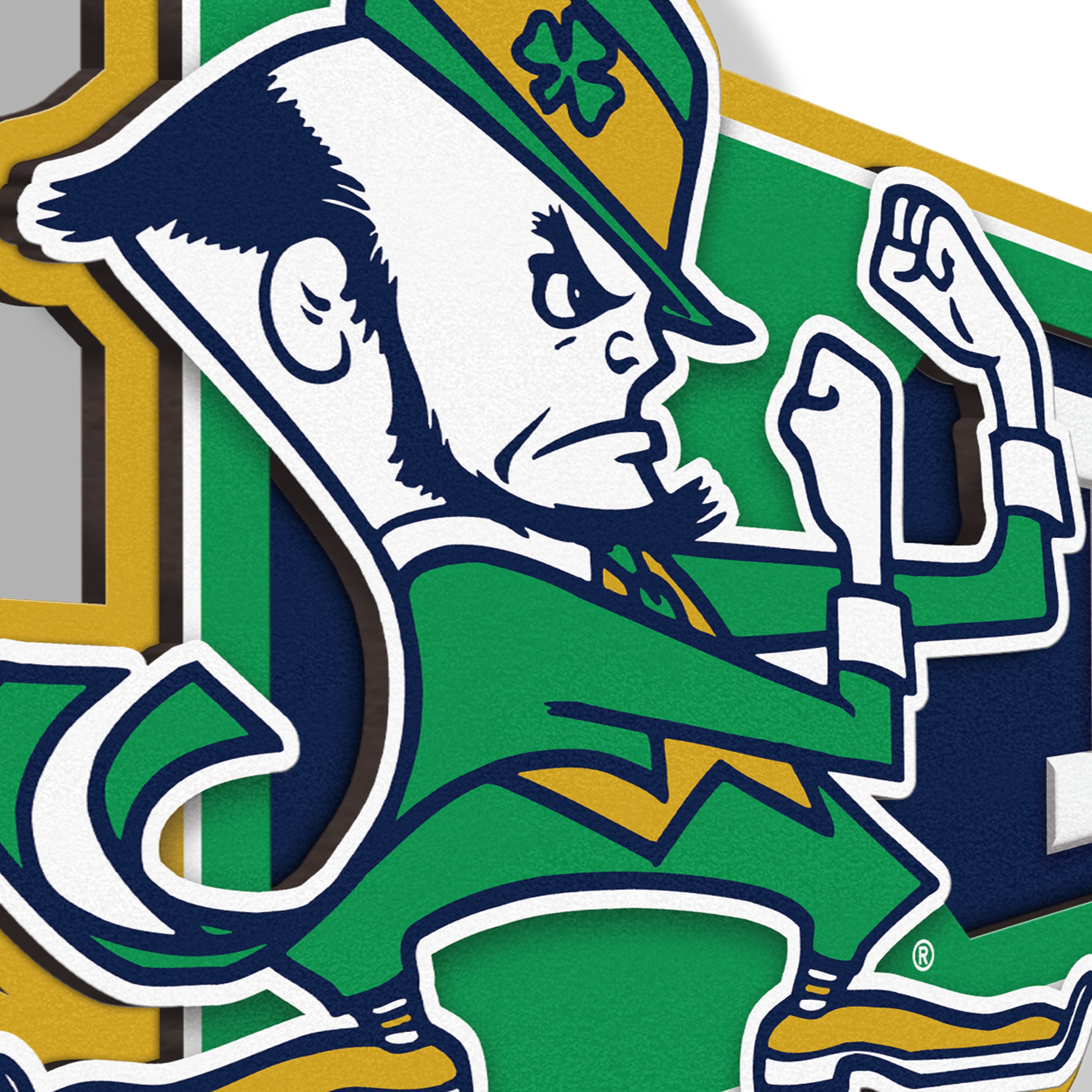 YouTheFan NCAA Notre Dame Fighting Irish Pennant Sign