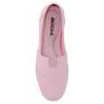 thumbnail image 2 of Soda Flat Women Shoes Linen Canvas Slip On Sneakers Loafers Memory Foam Gel Insoles Round Toe OBJI-S Light Pink 7.5, 2 of 2