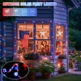 thumbnail image 2 of 2 Pack Red White and Blue Solar Lights, Each 100 LED 33FT Solar Fairy Lights Outdoor Waterproof, 4th of July Solar String Lights for Independence Day Outside Decorations, 2 of 7