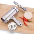 thumbnail image 4 of Stainless Steel Manual Noodle Maker Noodles Press Machine Pasta Maker (5 Noodle Mould), 4 of 6