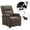 Brown, variant on vidaXL Massage Chair Massaging Recliner Push Chair for Elderly Faux Leather