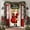 *New--A, variant on 35 X 71 inch Christmas Door Cover - Santa Claus Pattern - Christmas Day Door Decoration - Festival Party Decoration for Holiday Gifts
