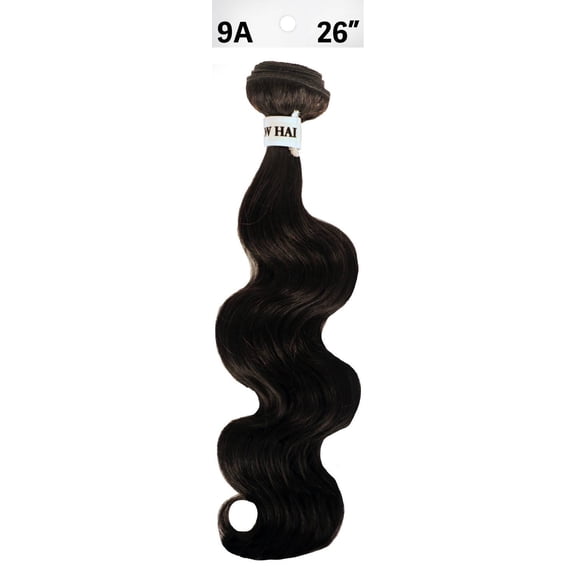 RAW 100% Virgin Human Hair Body Wave Bundle 26" - Natural Color