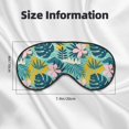 thumbnail image 4 of Disketp Tropical Floral Print Sleep Mask-Eye Mask for Sleeping,Comfortable & Super Soft Eye Mask with Adjustable Strap,Travel Eye Mask, 4 of 7