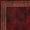 Dark Red, variant on Ottomanson Border Area Rug 3'3" x 4'7" - Non Slip Low Pile Carpet, Red