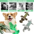 thumbnail image 2 of GlobaShun 2025 New Dog Chew Toys for Aggressive Chewers, Tough Interactive Plush Dog Squeaky Toys with TPR Rubber, Dog Toys for Small/Medium/Large Dogs Breed, 2 of 4