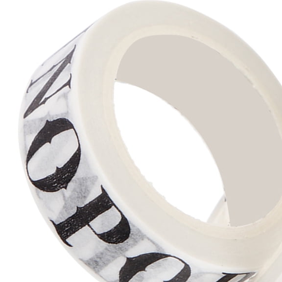 STRANDCHIC Decorative Craft Tape with Alphabet & Number Designs for Scrapbooking, Journaling, Projects and Crafts