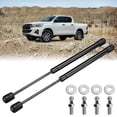 thumbnail image 3 of Niyofa 2Packs 160N Gas Struts Stainless Steel Gas Strut Lift Support 12.8inch Gas Prop Spring Struts with 4 Screws Sets Compatible with Toyota Hilux Pickup ARB Canopy Rear Window, 3 of 11