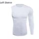 thumbnail image 3 of Exclusivo para hombres Mallas de entrenamiento PRO Deportes Fitness Running Ropa que absorbe el sudor Secado rápido Mallas de una sola manga Mallas de un solo brazo, 3 of 5